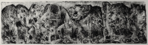 PaysagePrimaire. huile papier 20x65jpeg